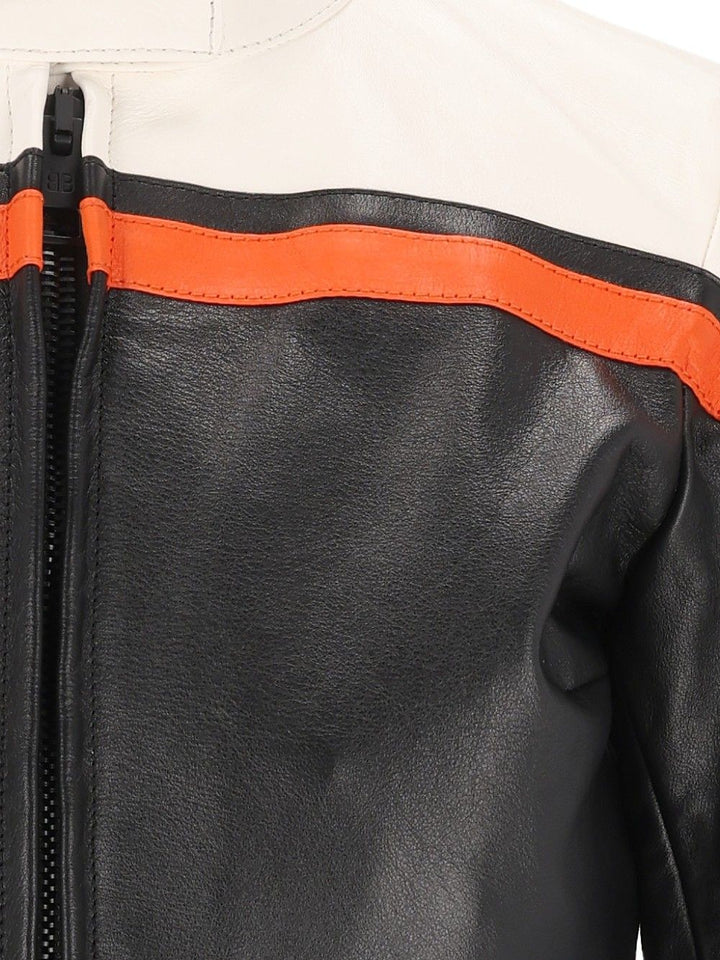 Balenciaga Fitted Leather Biker Jacket Jackets - Black | ec0c66bf8b6161a6c5d760c3e1390a05fb94fa77