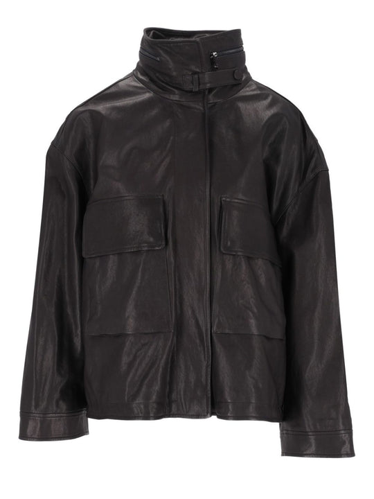 Blouson Jacket Jackets Black