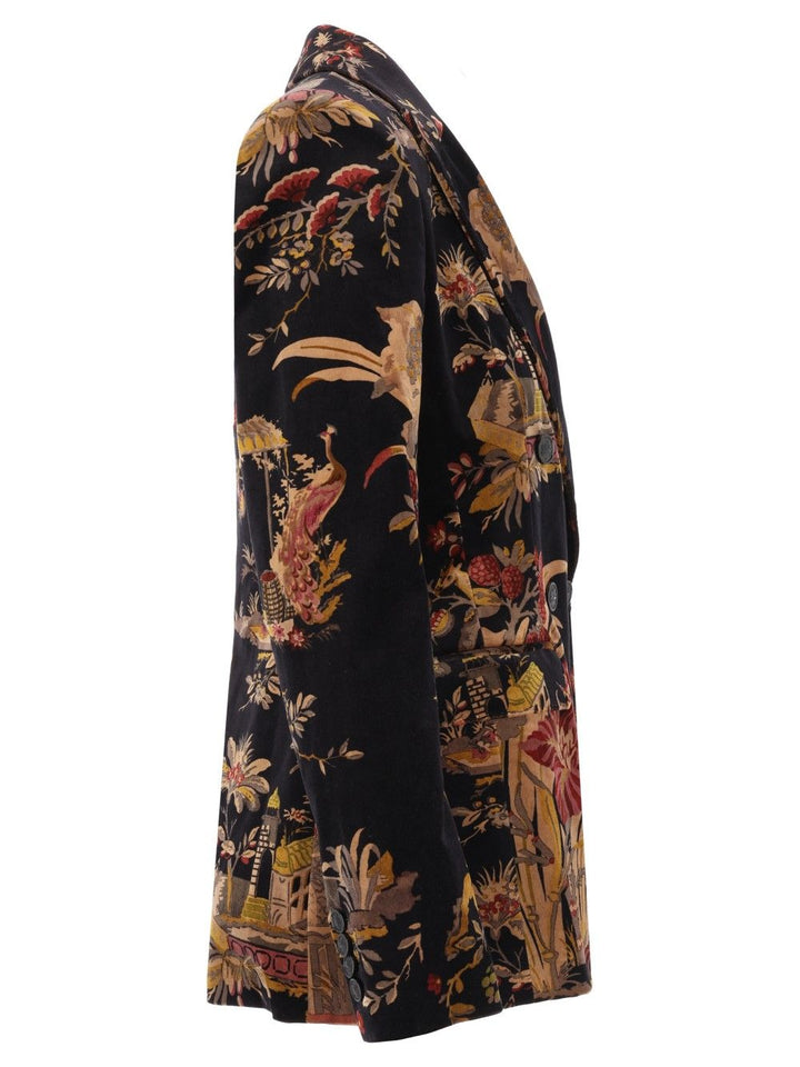 Etro Double-Breasted Jacket Jackets - Multicolor | 15aa43afda97c4fb0cda908950fd46be1cf05af8