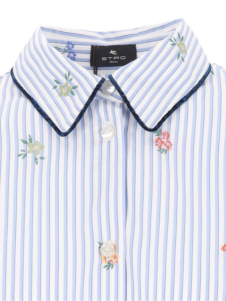 Etro Striped Jacquard Cotton Shirt Shirts - Multicolor | 489c7998da2c5c3ae55d0700bb3f6bb50886cef1
