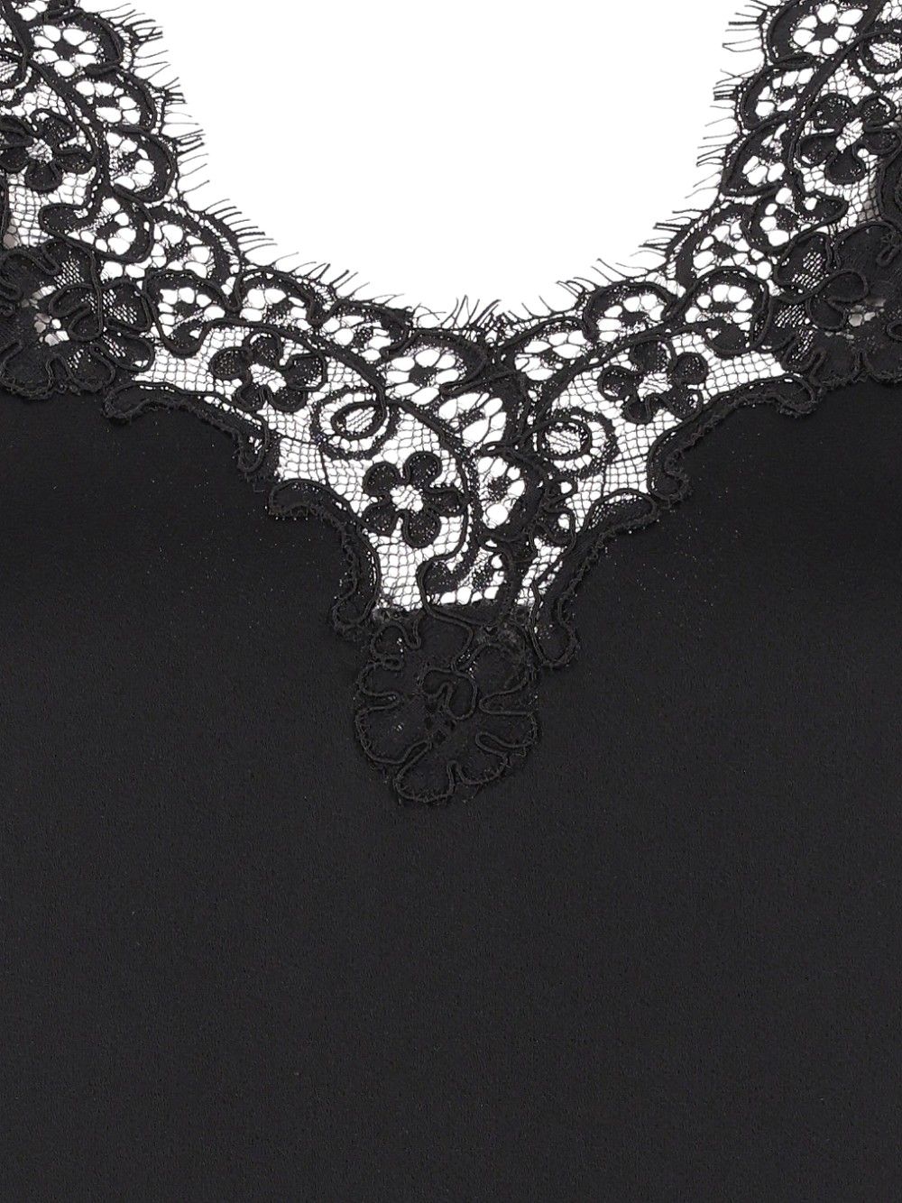Stella Mccartney Dress With Lace Details Dresses - Black | 8ead8bbcd18dafbf244c64cb0a08d7651fdf2391