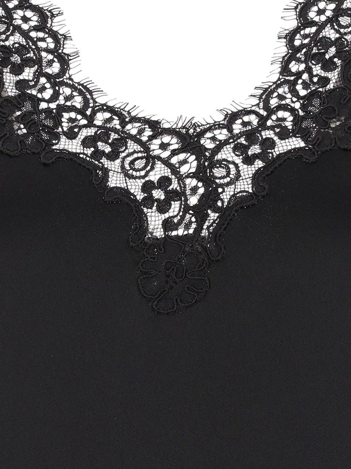 Stella Mccartney Dress With Lace Details Dresses - Black | 8ead8bbcd18dafbf244c64cb0a08d7651fdf2391