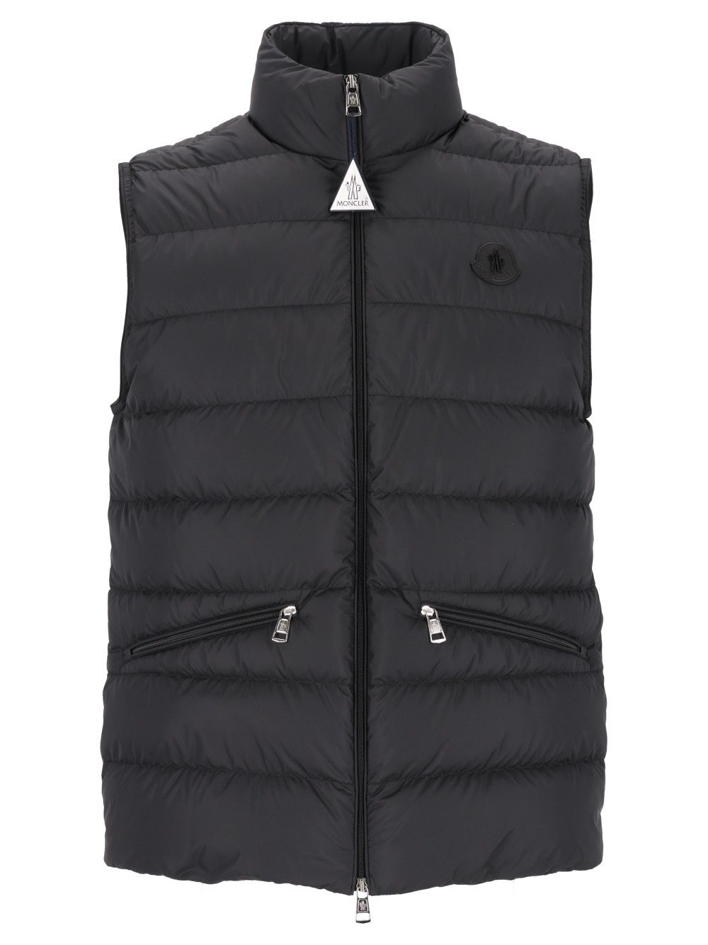 Moncler Treompan Padded Vest Jackets - Black | 718782448c594202596190f6cc872773d4d8d7c5