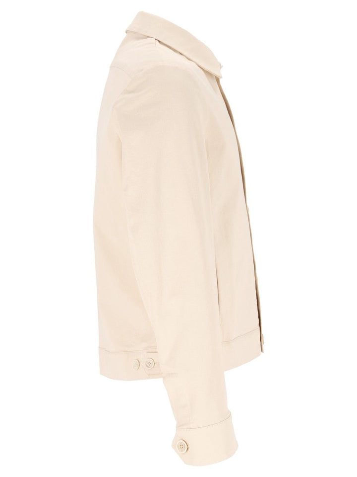 Barena Venezia Overshirt Tablo' Rovato 97 Cot 3 Elastan Knitwear - White | b56719330a9c09d0316125b26eebf10878f92cd0