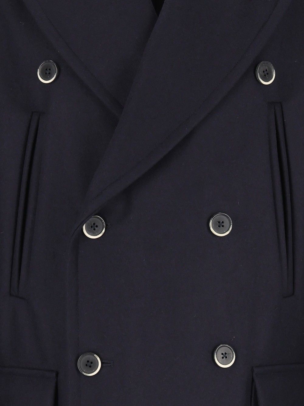 Barena Venezia Cappotto Navale Caramal 75 Lana 25 Poliammide Coats - Blue | aa20420e2fcf3d06813e1d5f14d7bc96915f4d92