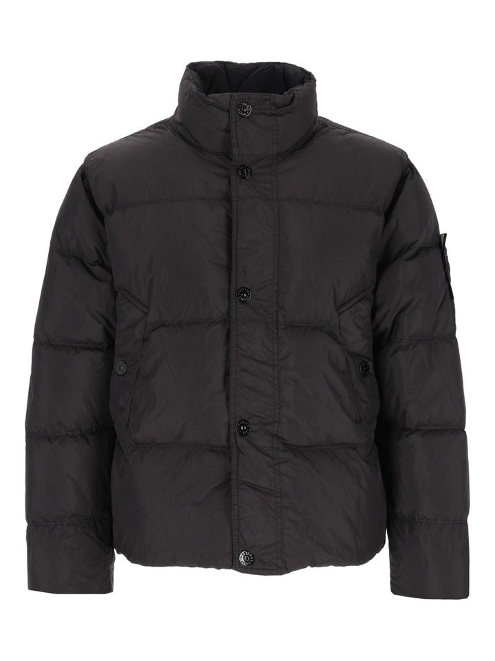 Stone Island Garment Dyed Crinkle Reps Ny, Recycled Nylon, Garment Dyed Jackets - Black | 08eda5d8d4cbbc4fa200f9198d8202f1eb9e58a8