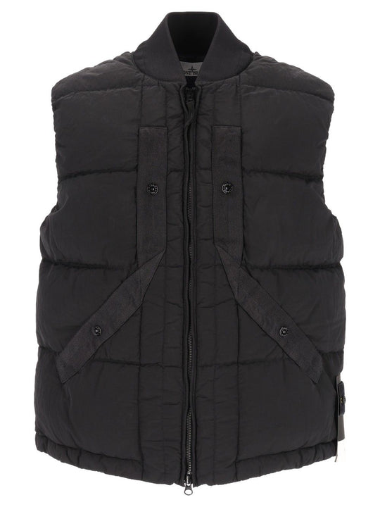 Nylon Metal In Econyl® Regenerated Nylon, Garment Dyed Jackets Black