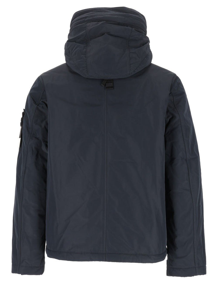 Stone Island Matte Micro Rep Jacket Jackets - Blue | 3d377aff84ea429f9c07857492699091d3819ed6