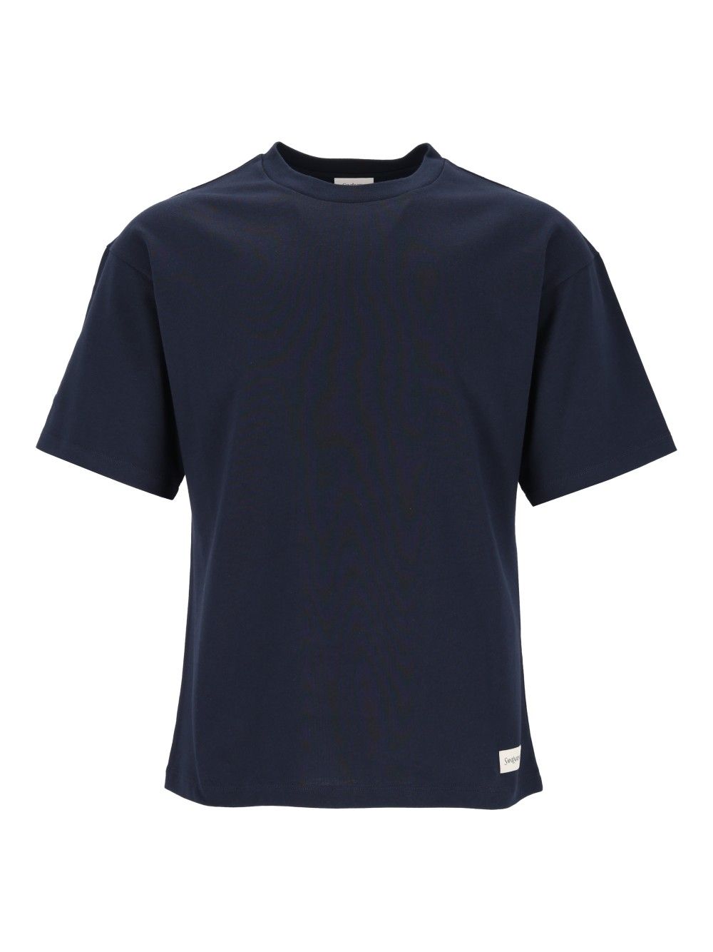 Saint Laurent Oversized Cotton  By Saint Laurent T-Shirt - Blue | 80dbd87544452a0a4ec1820c20f909abd2ae1b3e