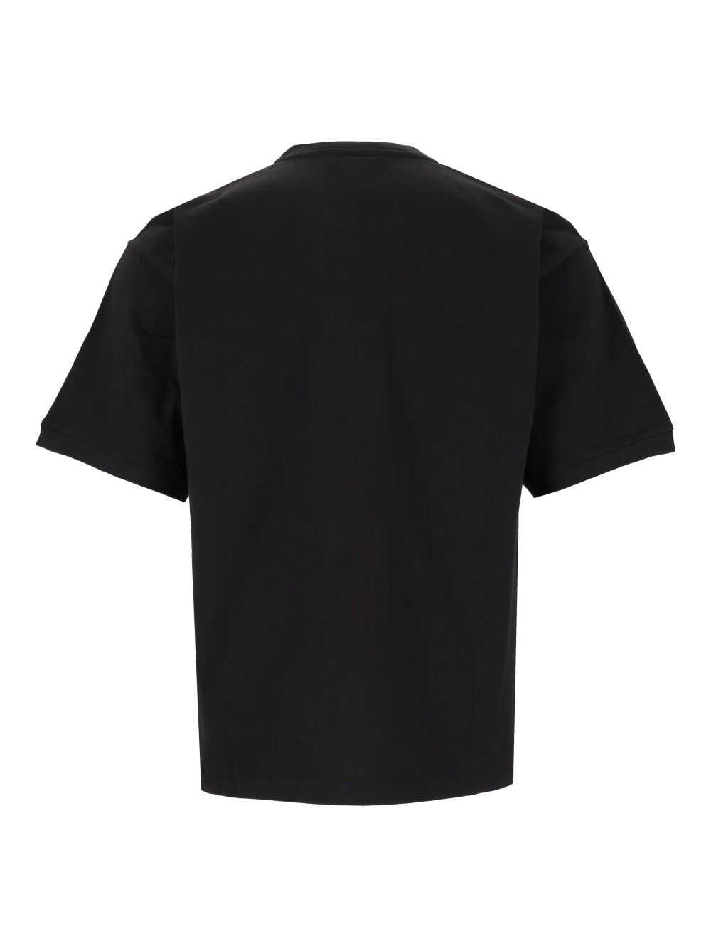 Versace Cotton Jersey With Versace Vortex Print And Versace Logo Embroidery T-Shirt - Black | 14b5b1bd74ebf7b6c59928e1e12f9ce8a4114661