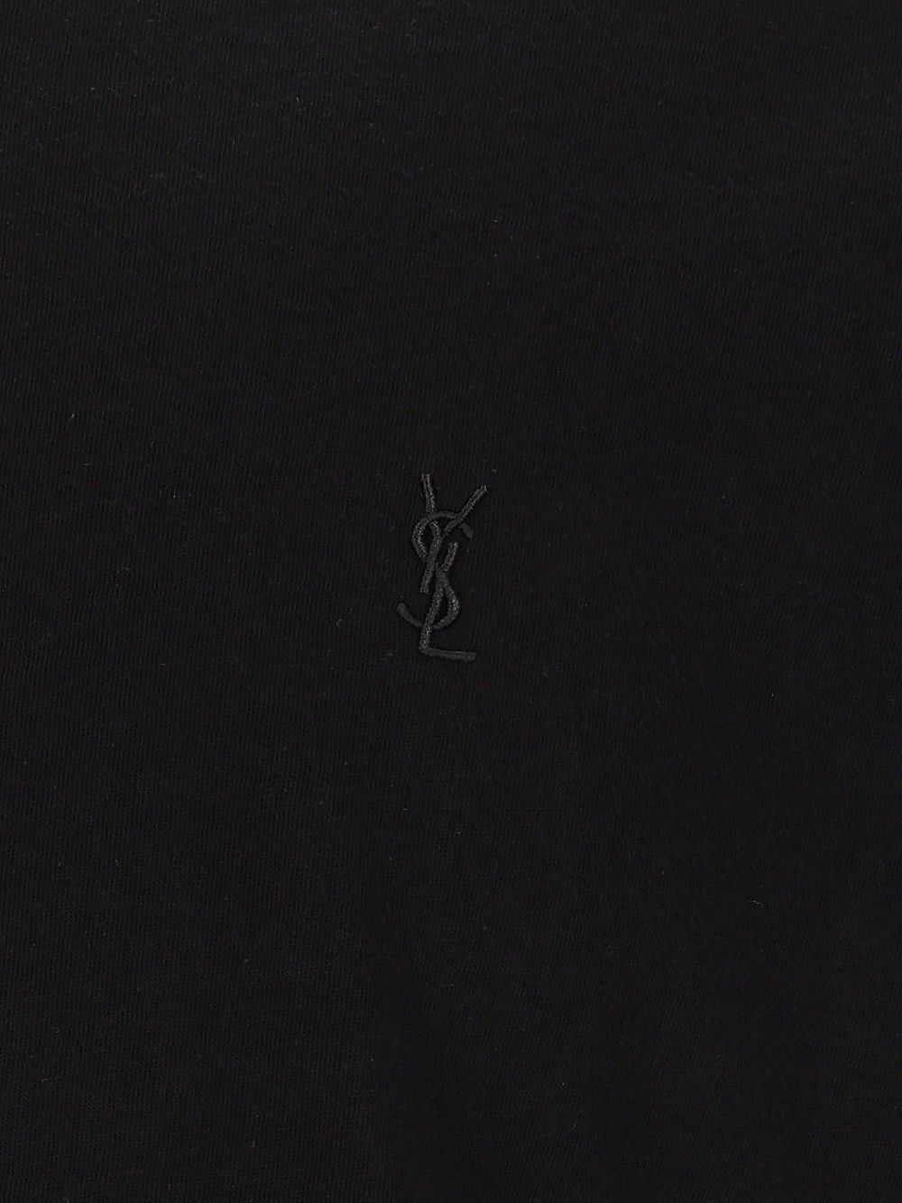 Saint Laurent Cassandre Oversized T-Shirt - Black | 22405d1dc58be00df4efdfe37822efb23c14b9ce