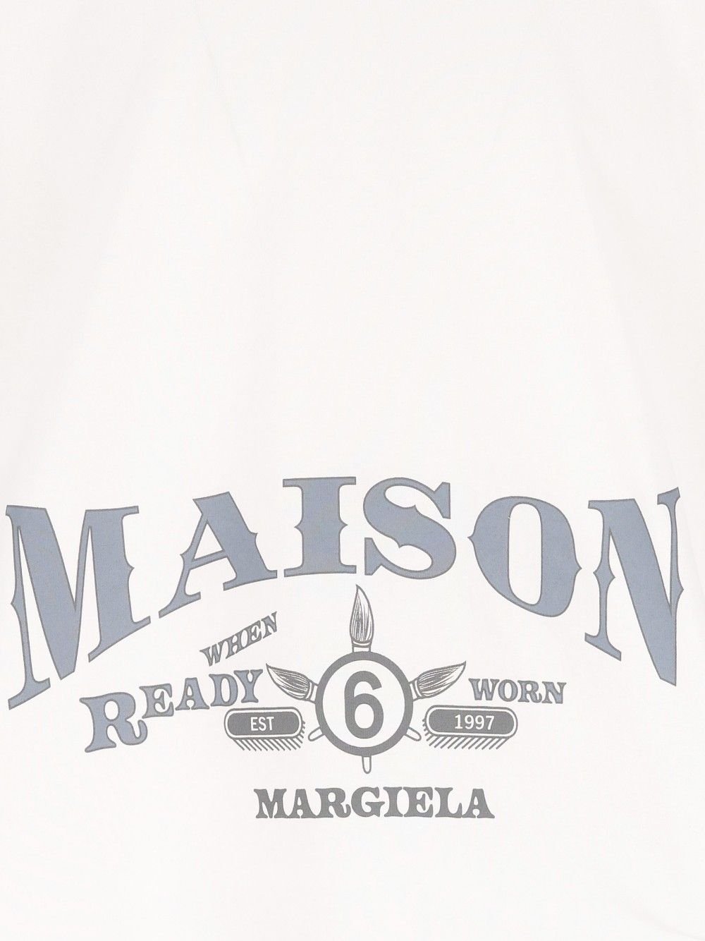Mm6 Maison Margiela Maison Margiela T-Shirt - White | 40ef9a3047209768b5afebf2f15479988a556f8b