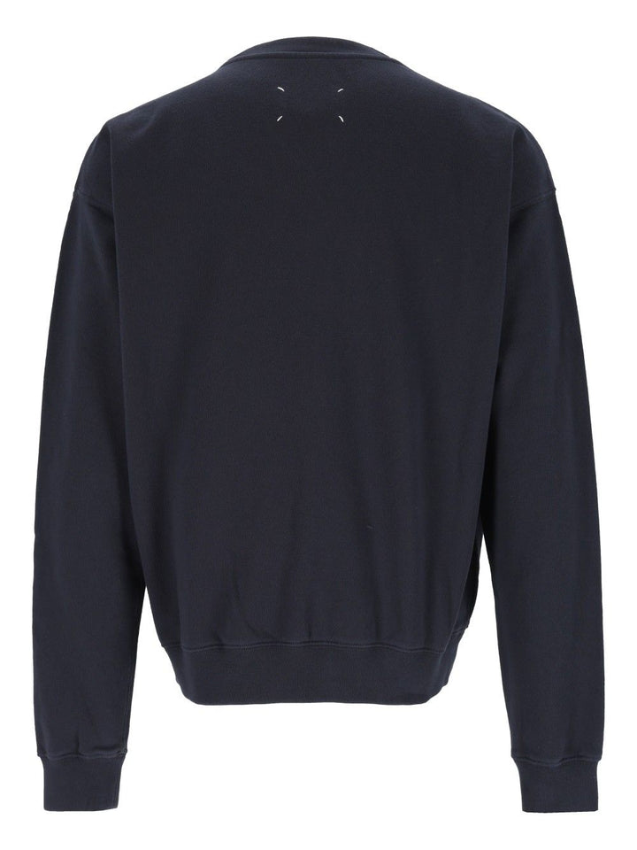 Maison Margiela Double Layer Sweatshirt Sweatshirts - Blue | c2e368eec91fd4ec15c8efeebd1f156675d8c0d8