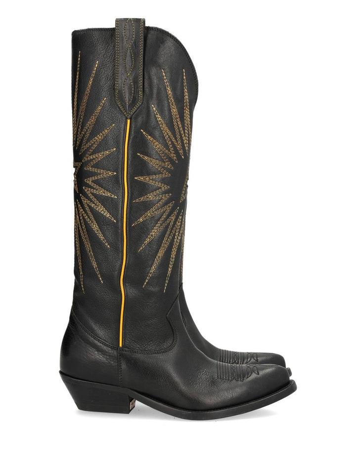 Golden Goose Deluxe Brand Wish Star Boots - Black | 51f0149fccfdd3a21da5524c6f6676325207e3ad