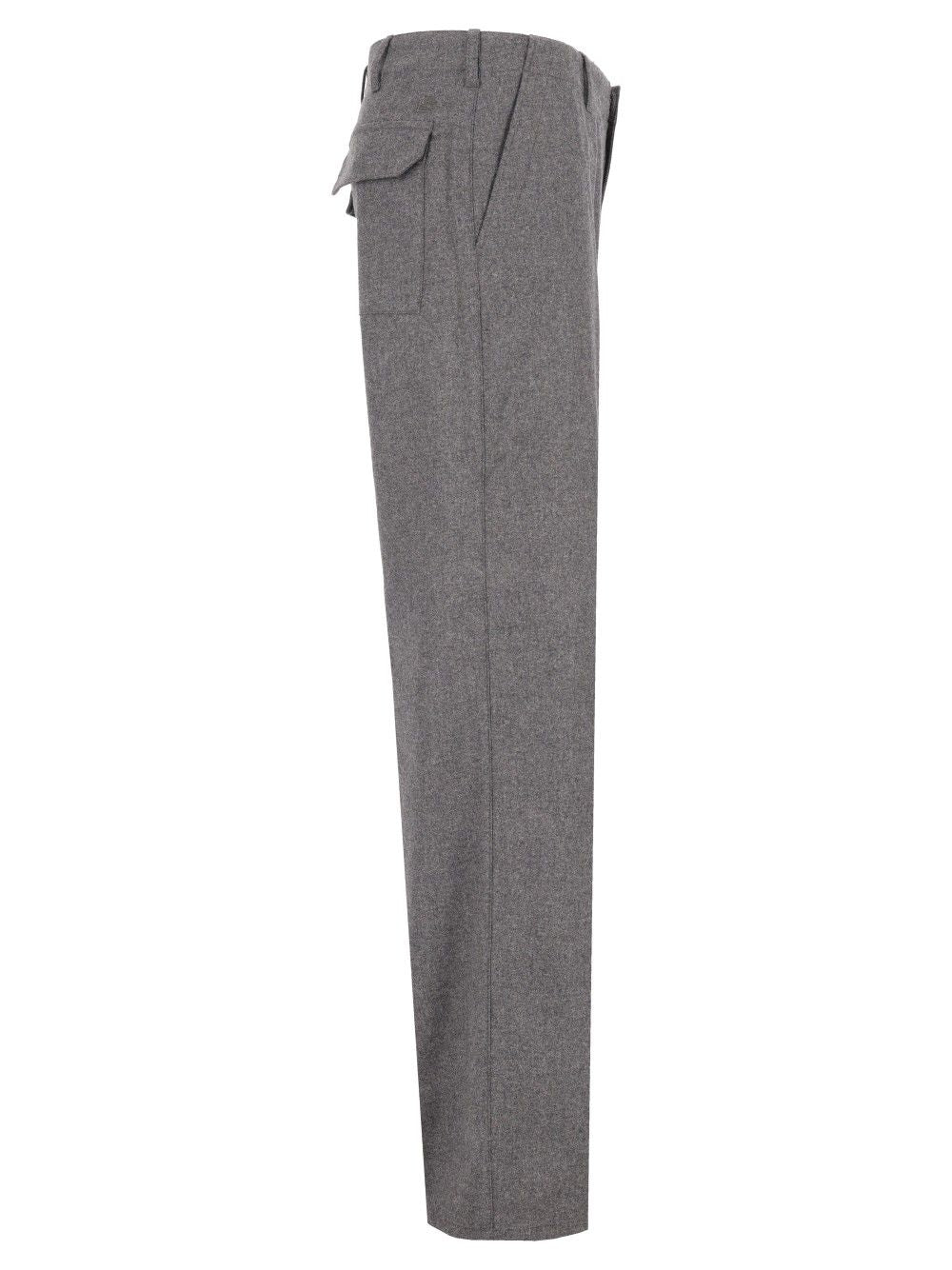 Etro Tailored Cashmere Blend Trousers - Grey | 3c78a39b211d79deadc6cb2029ec1f2441a11f29