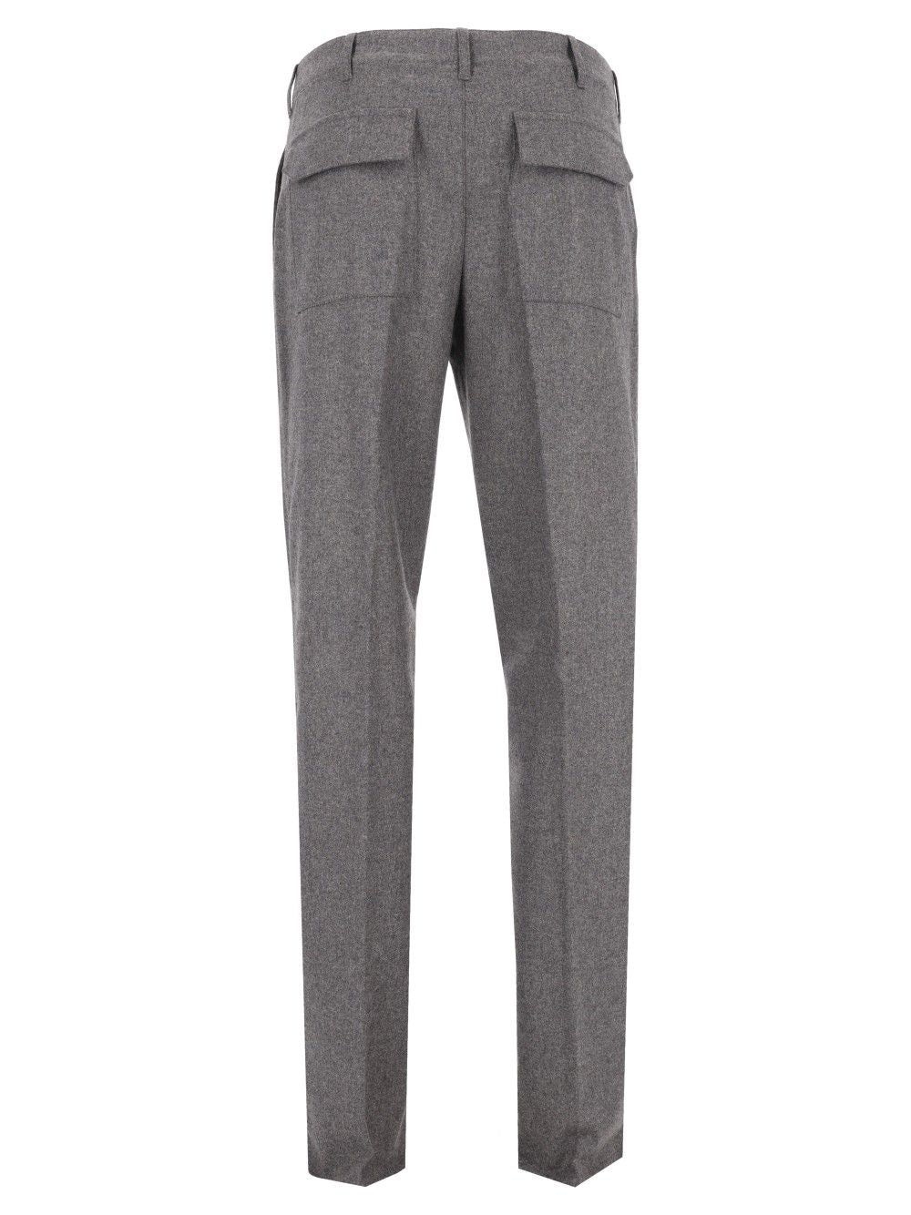 Etro Tailored Cashmere Blend Trousers - Grey | 9aac28f6e92f9f58534f8df87ac6687234143540