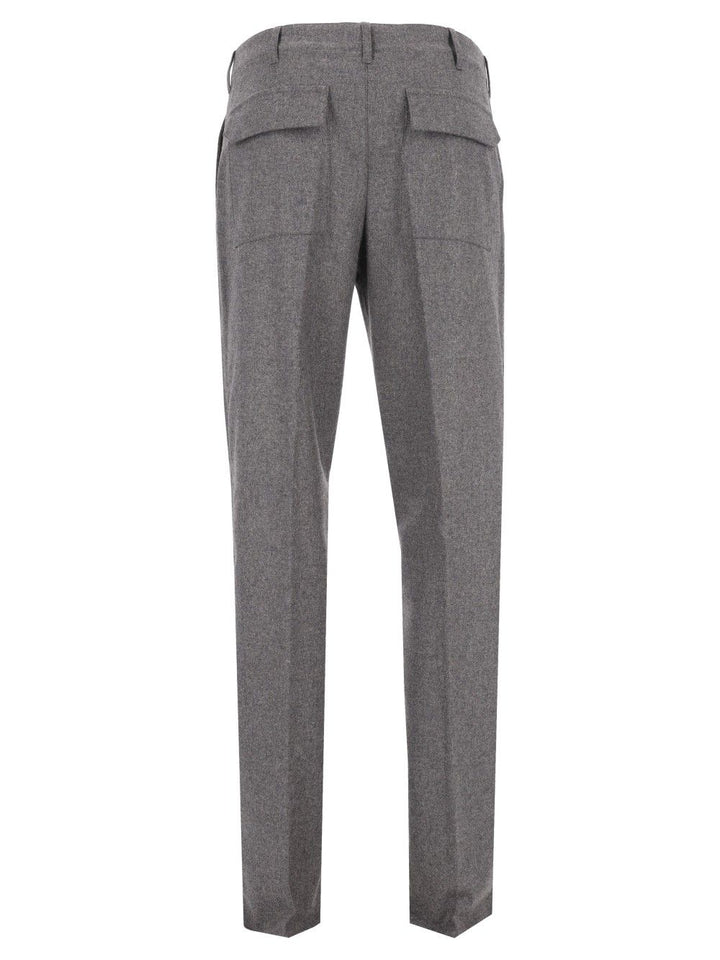 Etro Tailored Cashmere Blend Trousers - Grey | 9aac28f6e92f9f58534f8df87ac6687234143540