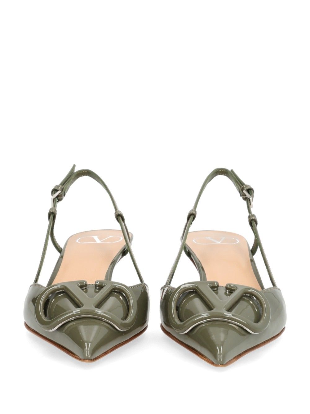 Valentino Garavani Vlogo Pumps - Green | 2d00cda157e55caad0859a5a0ed83e4048911a00