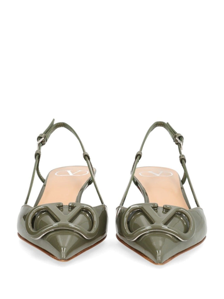 Valentino Garavani Vlogo Pumps - Green | 2d00cda157e55caad0859a5a0ed83e4048911a00