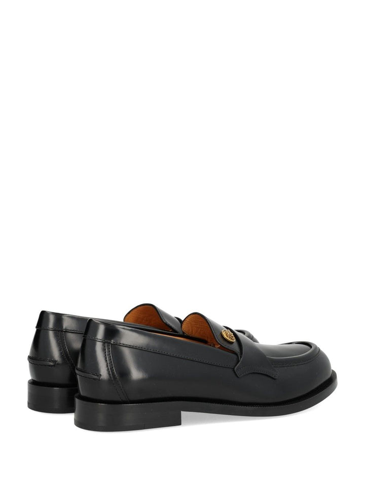 Versace Manu Moccasins Scarpe basse - Black | 089576fc5f7451ef9e5923f2b1dd16281f7c5e69
