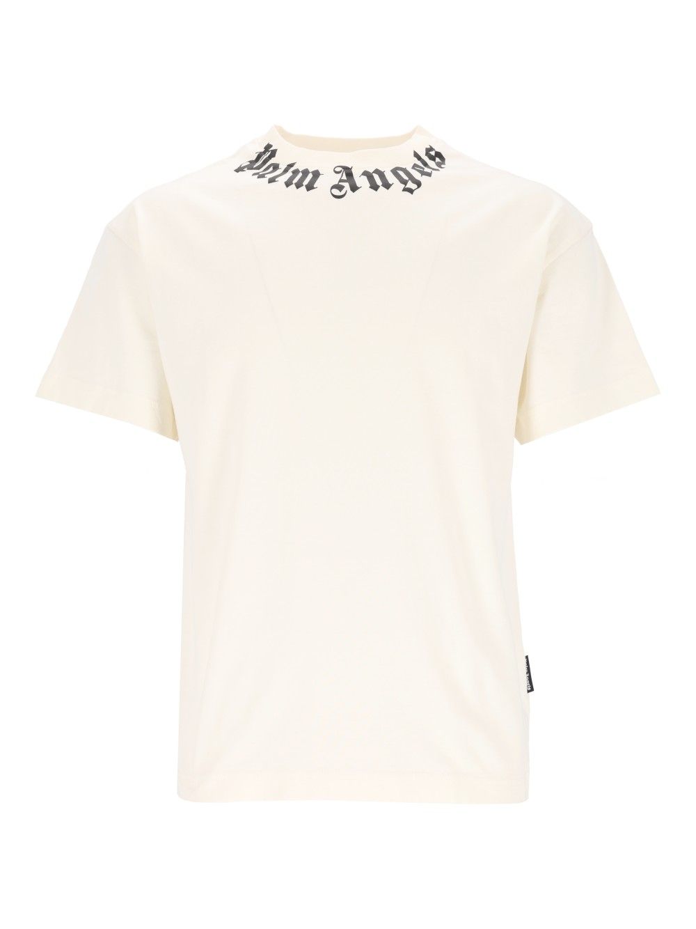 Palm Angels Neck Logo T-Shirt - White | 1540a77a3f9ecc89e6fdc4b78f35419855e66156