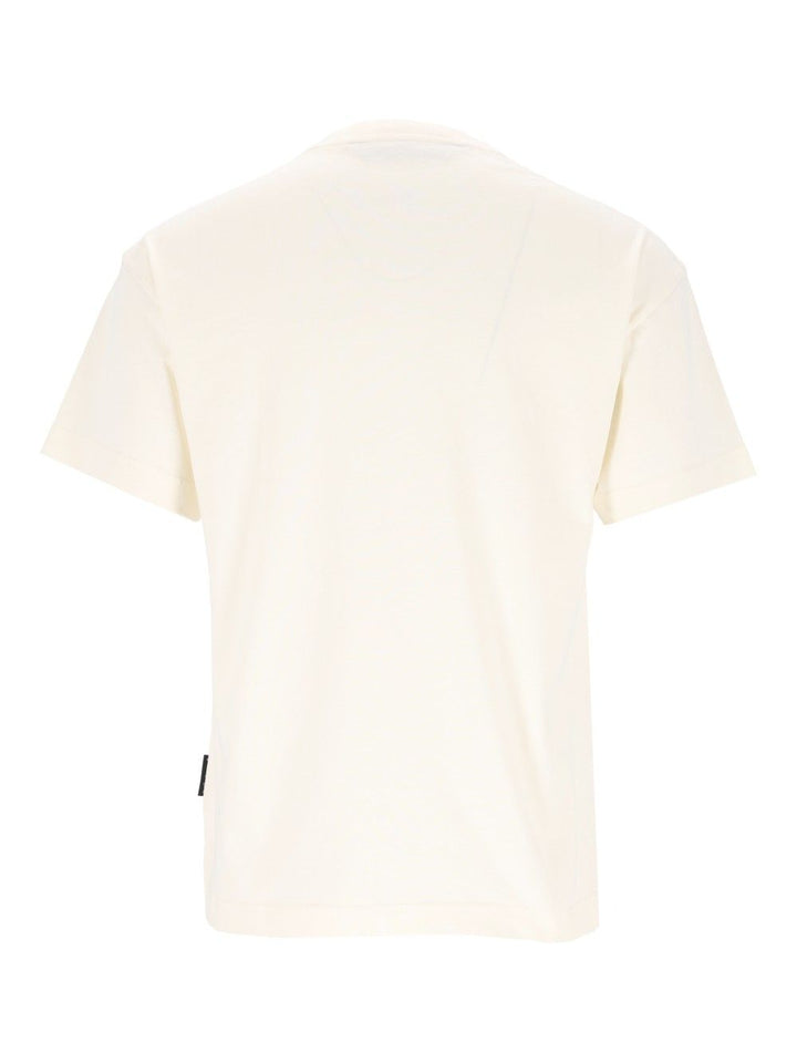 Palm Angels Neck Logo T-Shirt - White | 2b1123d0f36c82aabc972cc99e947c92d1873f7a