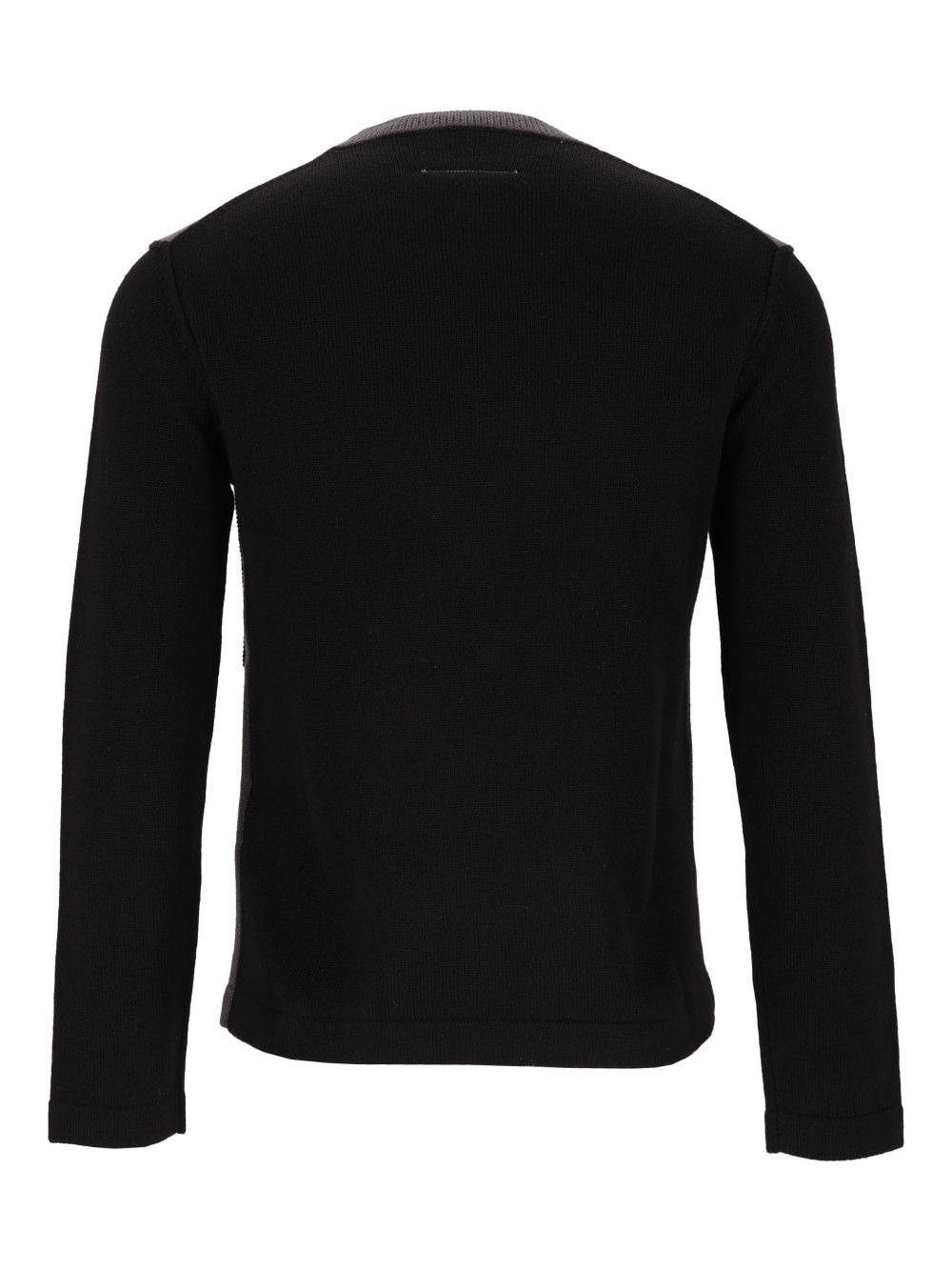 Mm6 Maison Margiela Crew Neck Sweater Knitwear - Black | 26ea416248bc045b835e580cc020ff5dd303a2eb