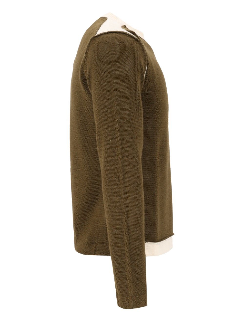 Mm6 Maison Margiela Crew Neck Sweater Knitwear - Green | e179d3467ed0e6a5d630b13f770d6e77c8a16df5