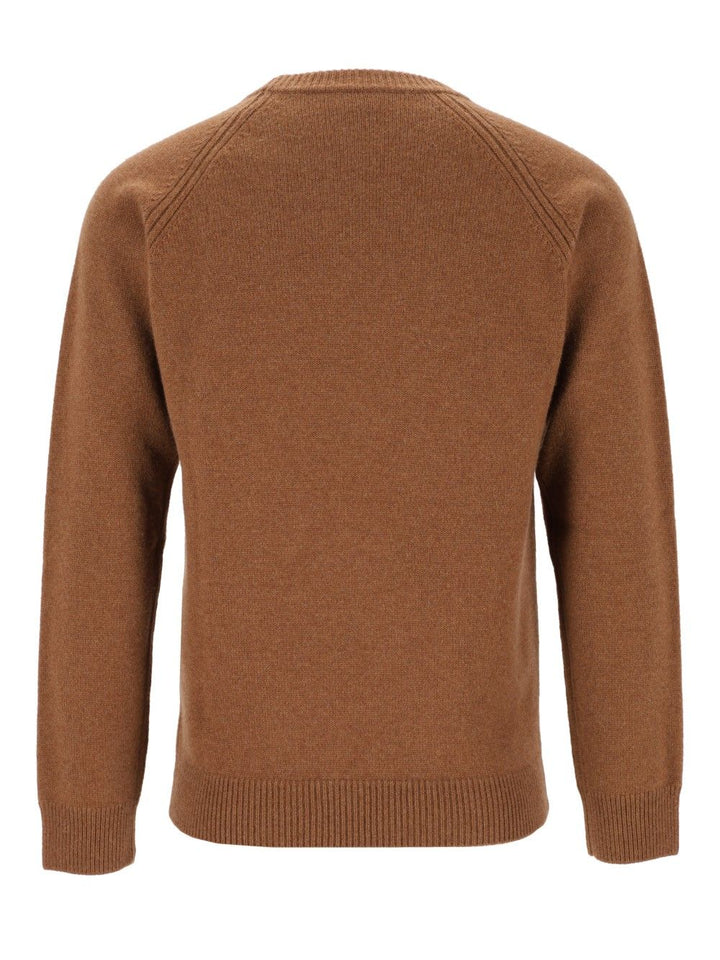 Saint Laurent Cashmere Sweater Knitwear - Brown | 76a6f202de393de3bfc4ce9cc710099374789cea