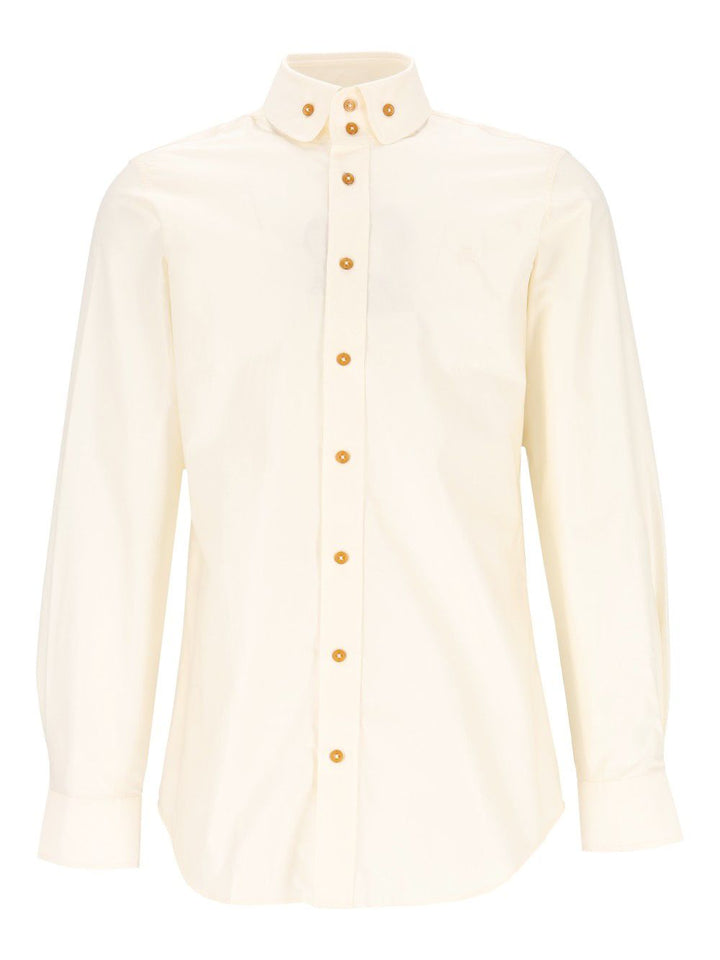 Vivienne Westwood Two Buttons Krall Shirt Shirts - White | 0211525e668c585461b6d84c5bb79bd338478a96