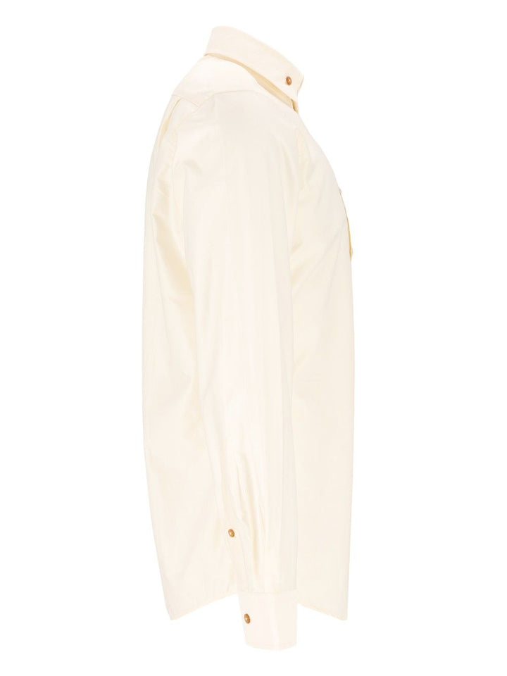 Vivienne Westwood Two Buttons Krall Shirt Shirts - White | 3dadf45bb4e5c22e74d41dc14bc548362bb89359