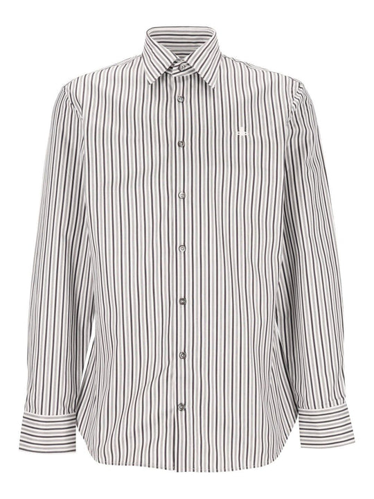 Striped Ghost Shirt Shirts Grey