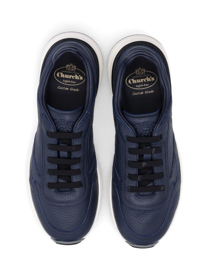 Church'S Deerskin Sneaker Sneakers - Blue | ebec1f9bfa1ae1231034145eaade2e6bf7b28c99