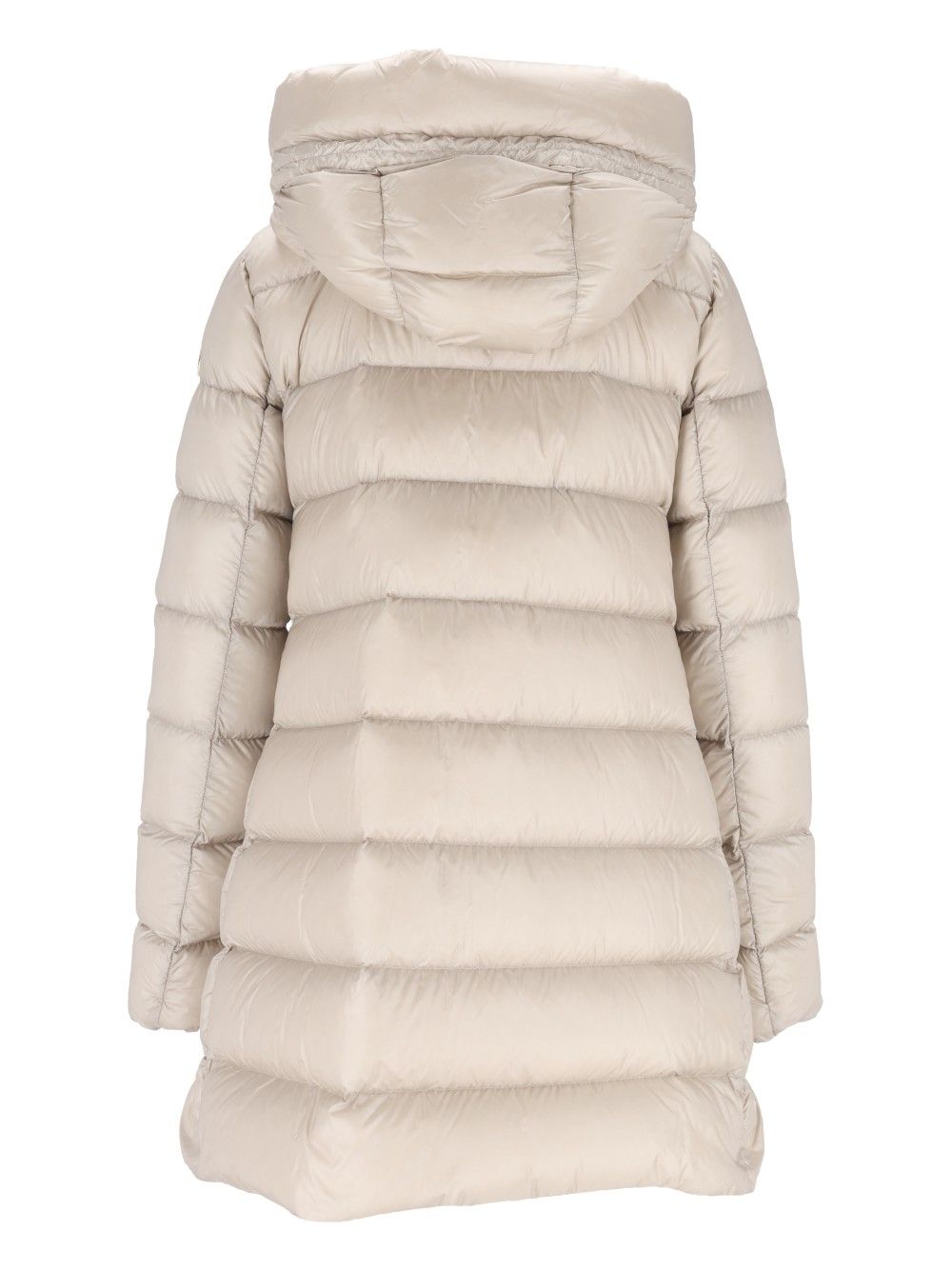 Moncler Suyenne Long Parka Jackets - White | b7940f0454d938134c3762ba4277d5460837ef57