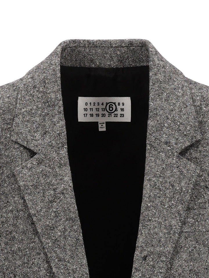 Mm6 Maison Margiela Merino Wool Knitted Vest Jackets - Grey | c6ae5373545a2a0ebb4f973e9d64adff506929bf