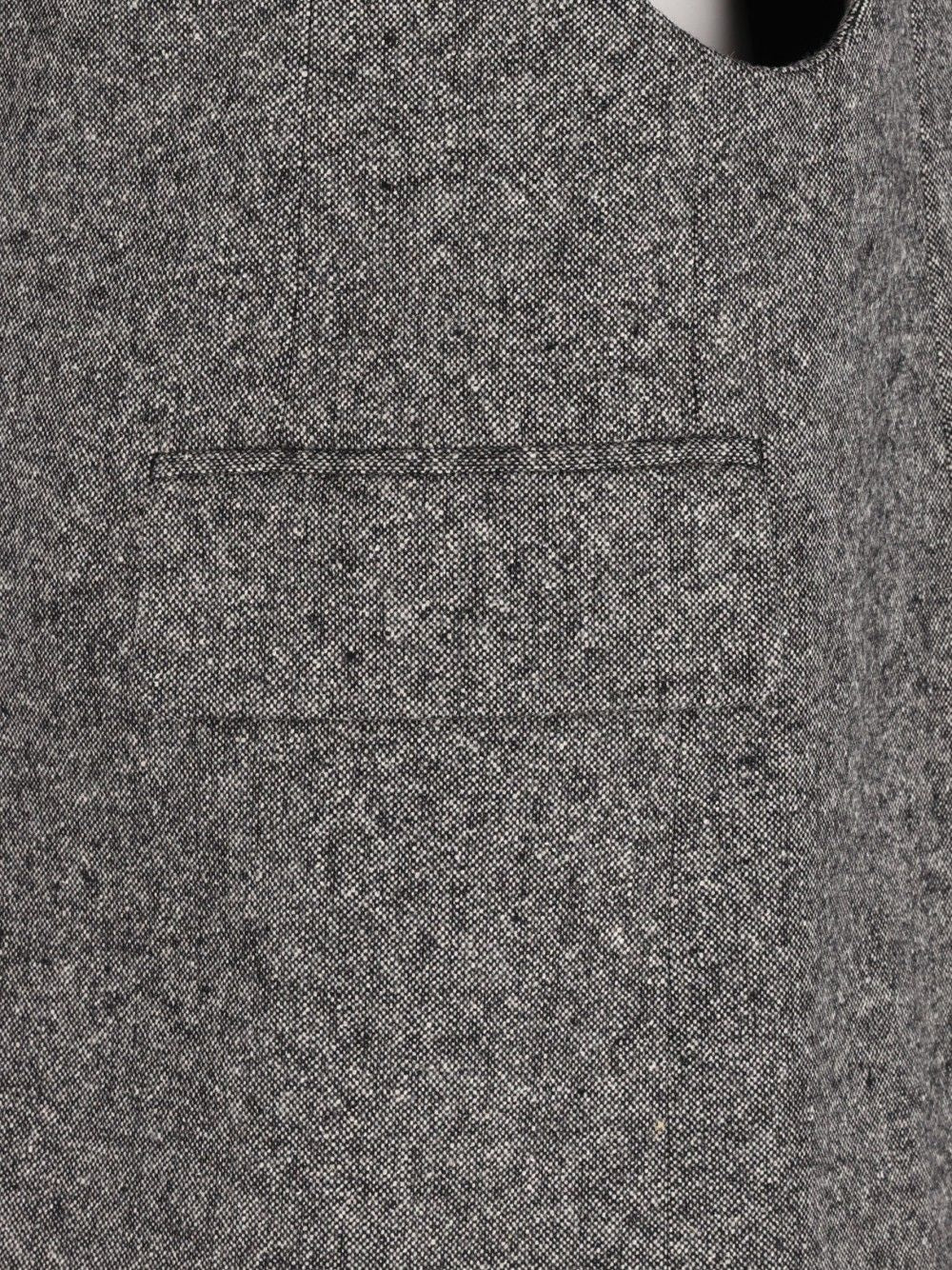 Mm6 Maison Margiela Merino Wool Knitted Vest Jackets - Grey | 8287da1c7cf4087aff6eedfceb719ac802773e4c