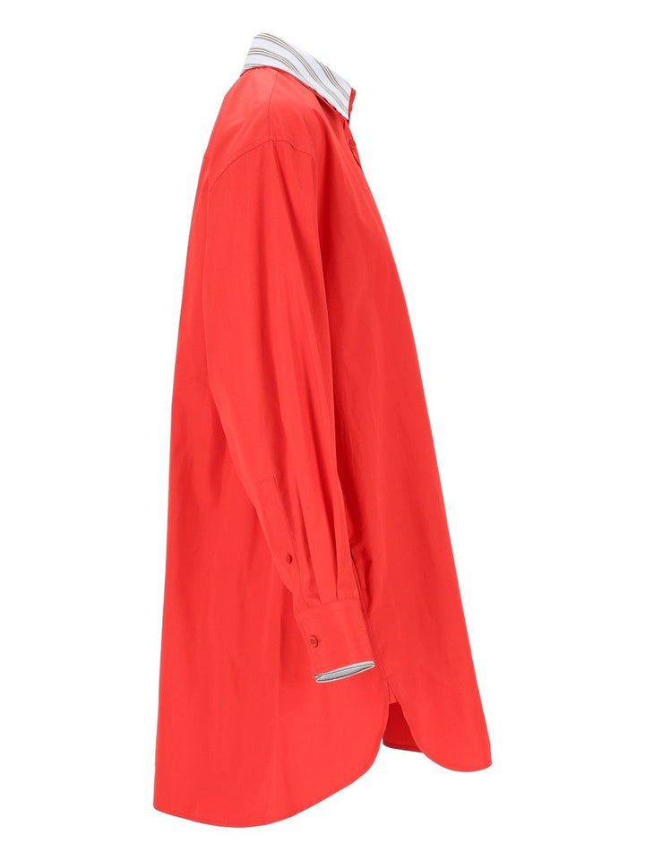 Loewe Popeline Mini Dress Dresses - Red | f435fcbae0fe12f05f95bec4dbb3df1d1e5e3553