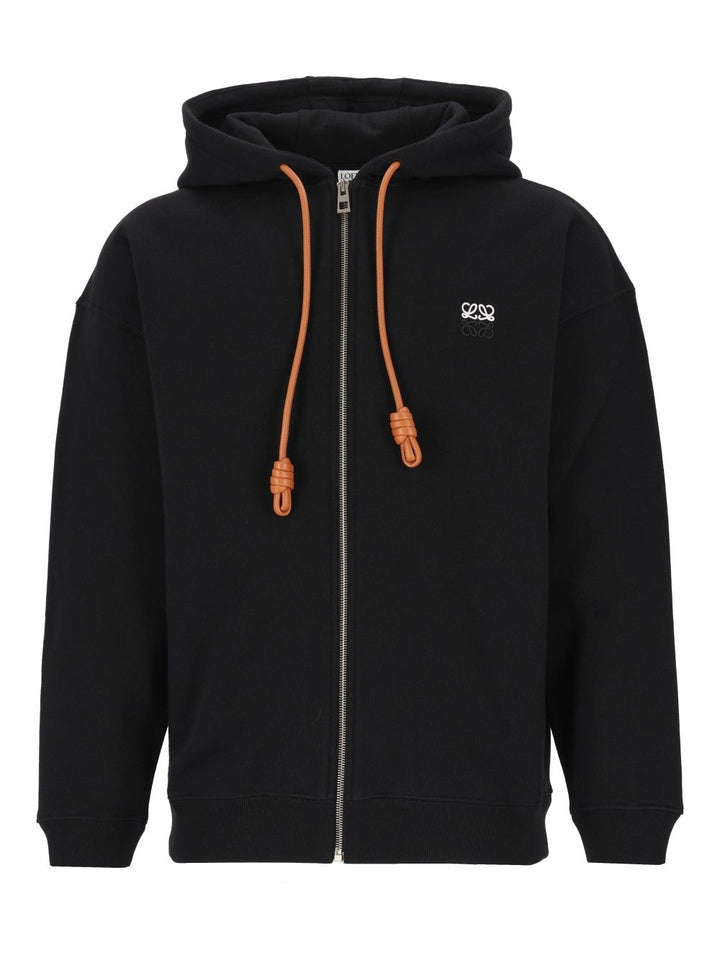 Loewe Hooded Sweatshirt Sweatshirts - Black | b1206affc77a2bf6593f87c43424c62adc951f15