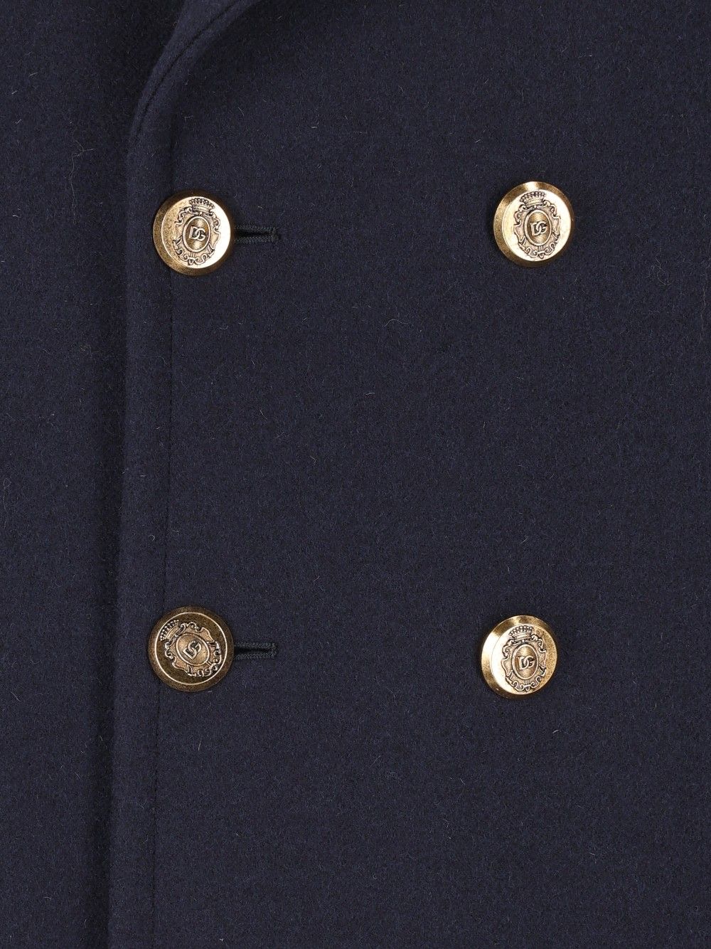 Dolce & Gabbana Double Breasted Marina Coat Coats - Blue | 18df91849aa814215766d9863a77a7d51547d0f8