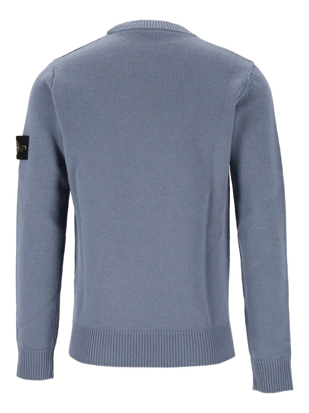 Stone Island Lambswool Crew Neck Sweater Sweatshirts - Blue | 8aa297bd871b50d3185d80d04c601a26cbf5c910