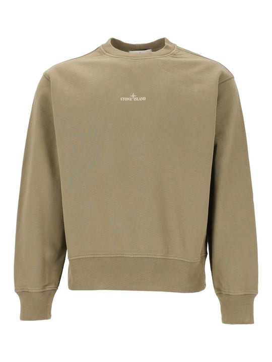 Organic Cotton Fleece Crewneck Sweatshirt Sweatshirts Green