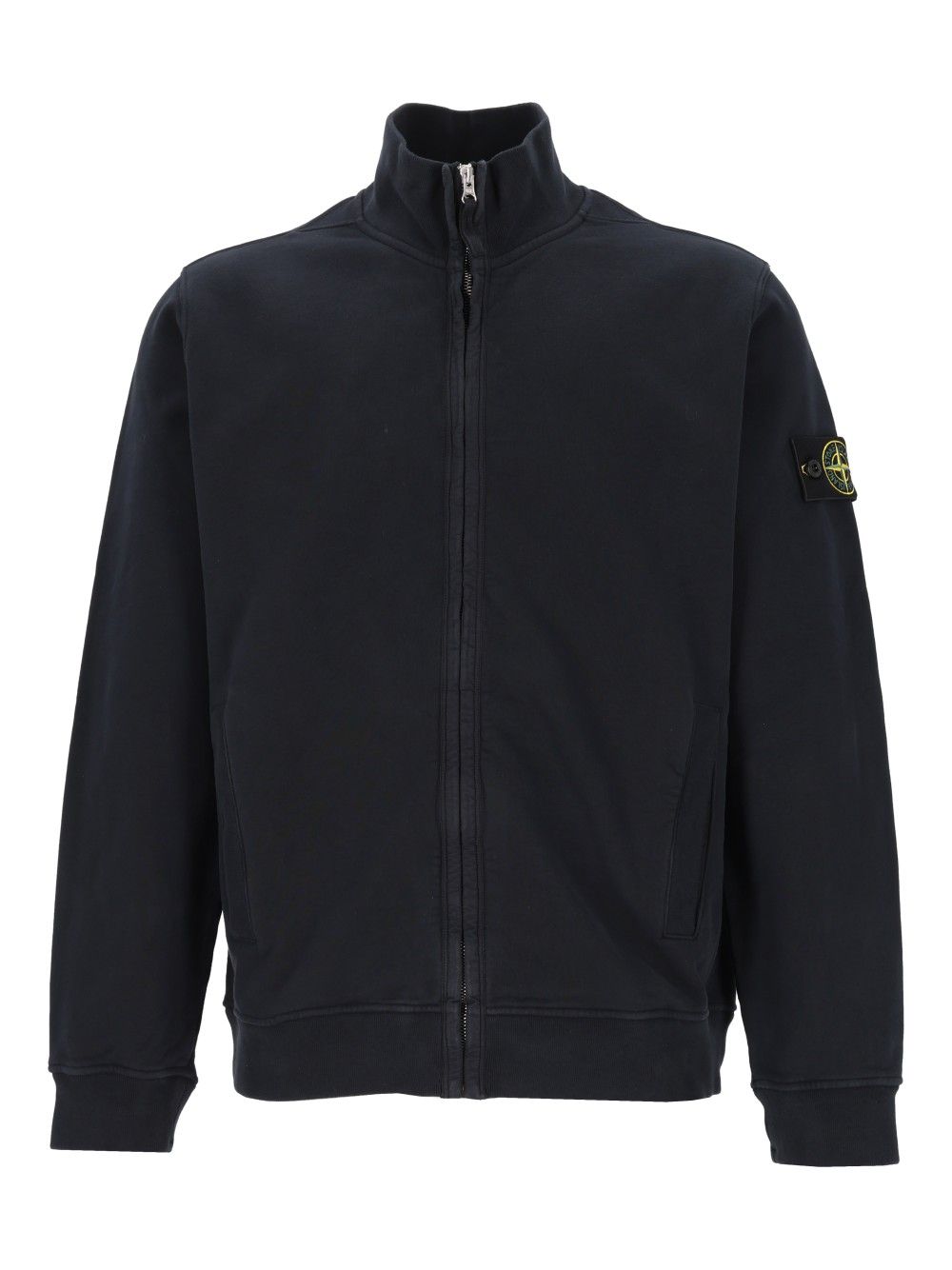 Stone Island Fleece Track Jacket Knitwear - Blue | 5b379cbd82724b94134e1639b74252fd605da144