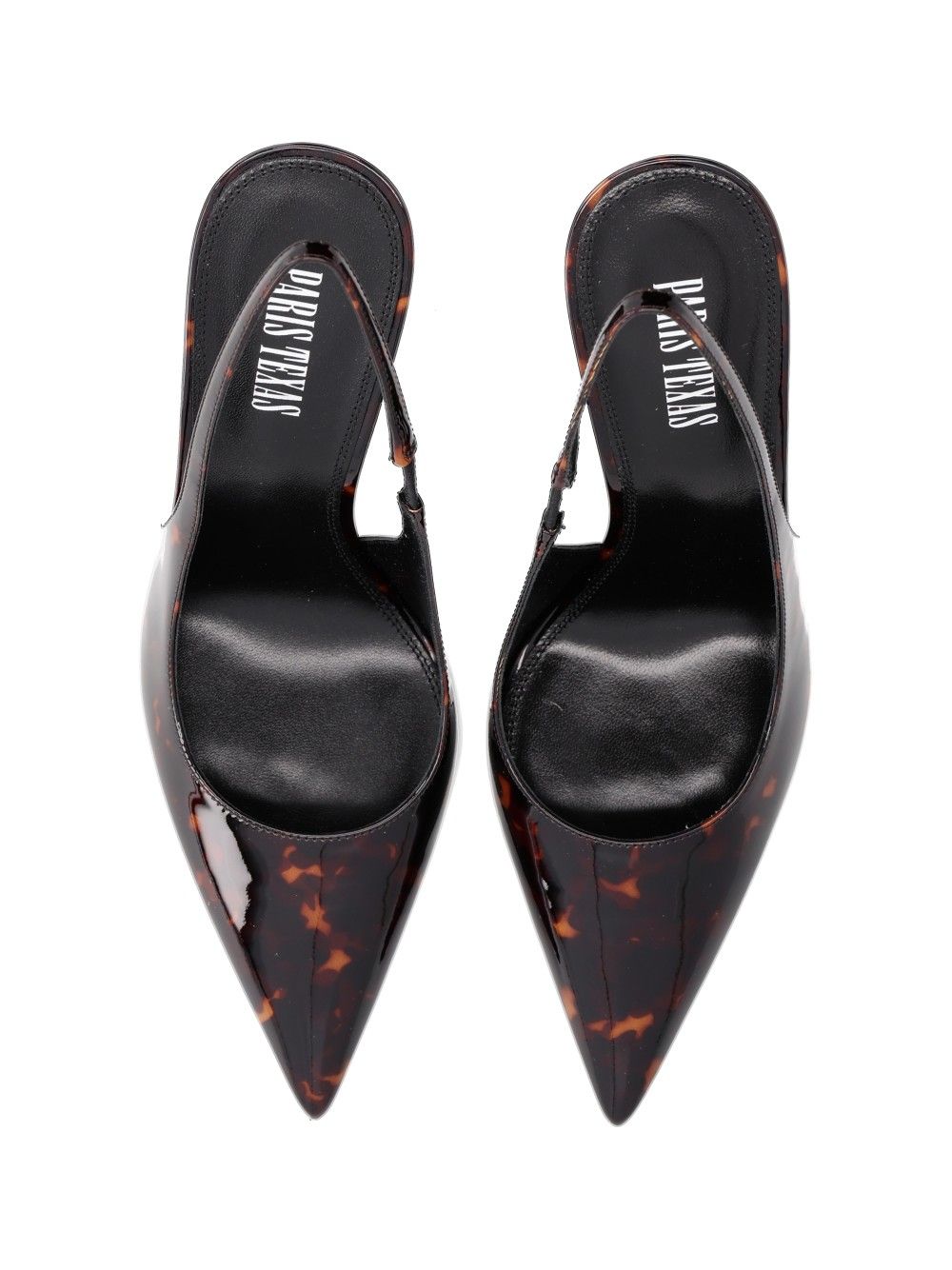 Paris Texas Lidia Slingback Printed Patent Pumps - Brown | 804be987ffb8cd80aac42889b0f94cdab917651b