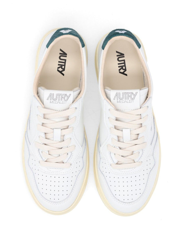 Autry  Medalist Low Sneakers - Green | ca069f41373cf89ec7d6fe4c1f8858eb4d8f6c7c