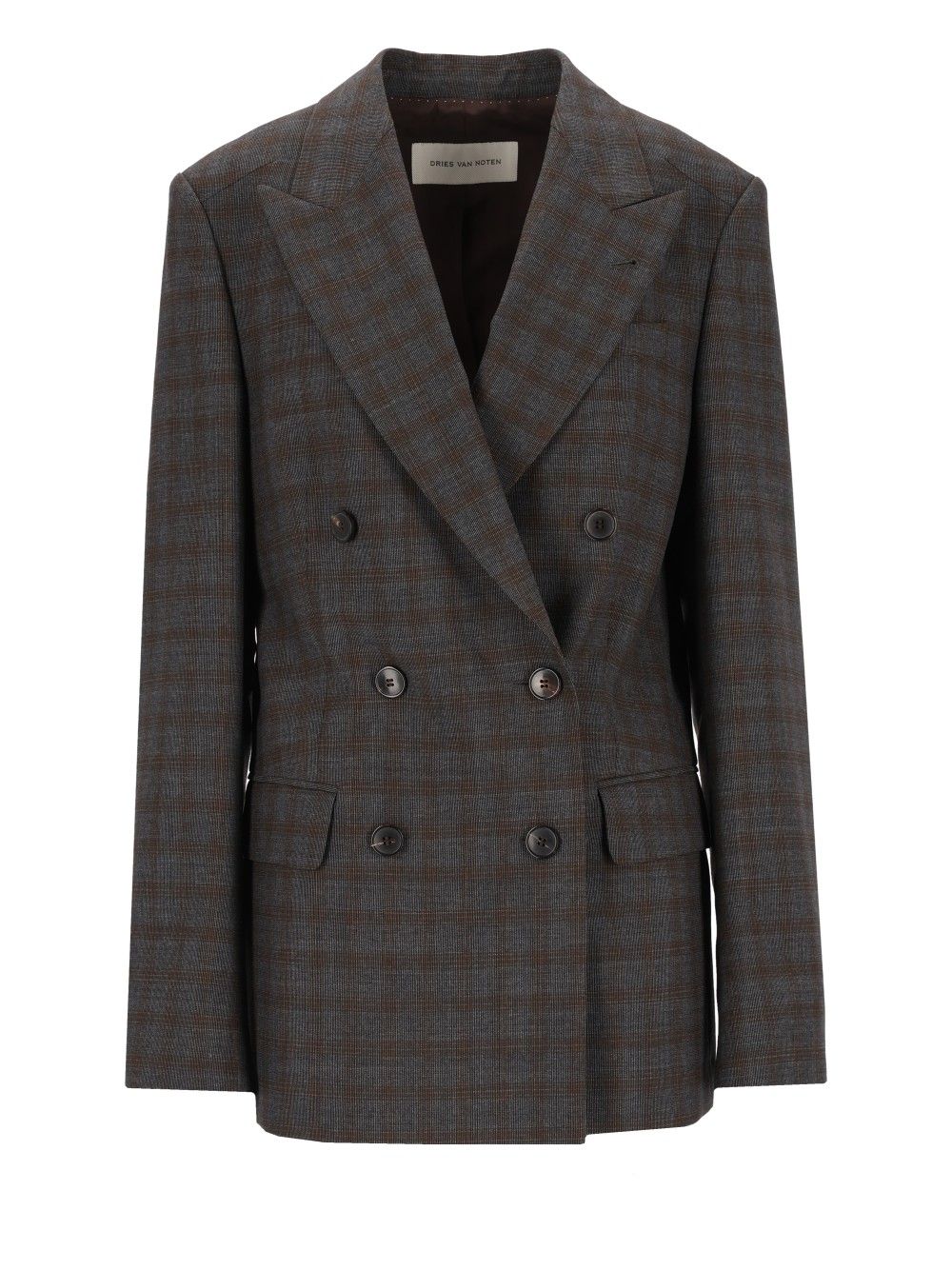 Dries Van Noten 00710-Barrysta 4264 W.W.Jacket Jackets - Brown | deca5b3a19e82bd37e9fa67aadd05dbe260a62a0
