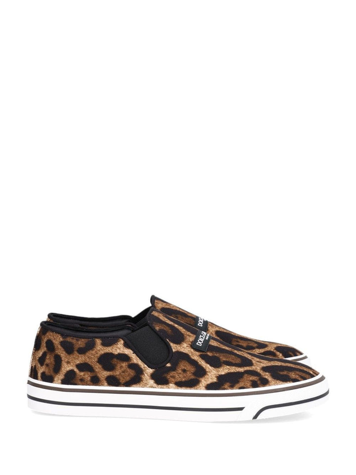 Dolce & Gabbana Canvas Vans Sneakers - Animalier | 8e093e5330aa3e1f2a6dceaae651187cea6bf75a