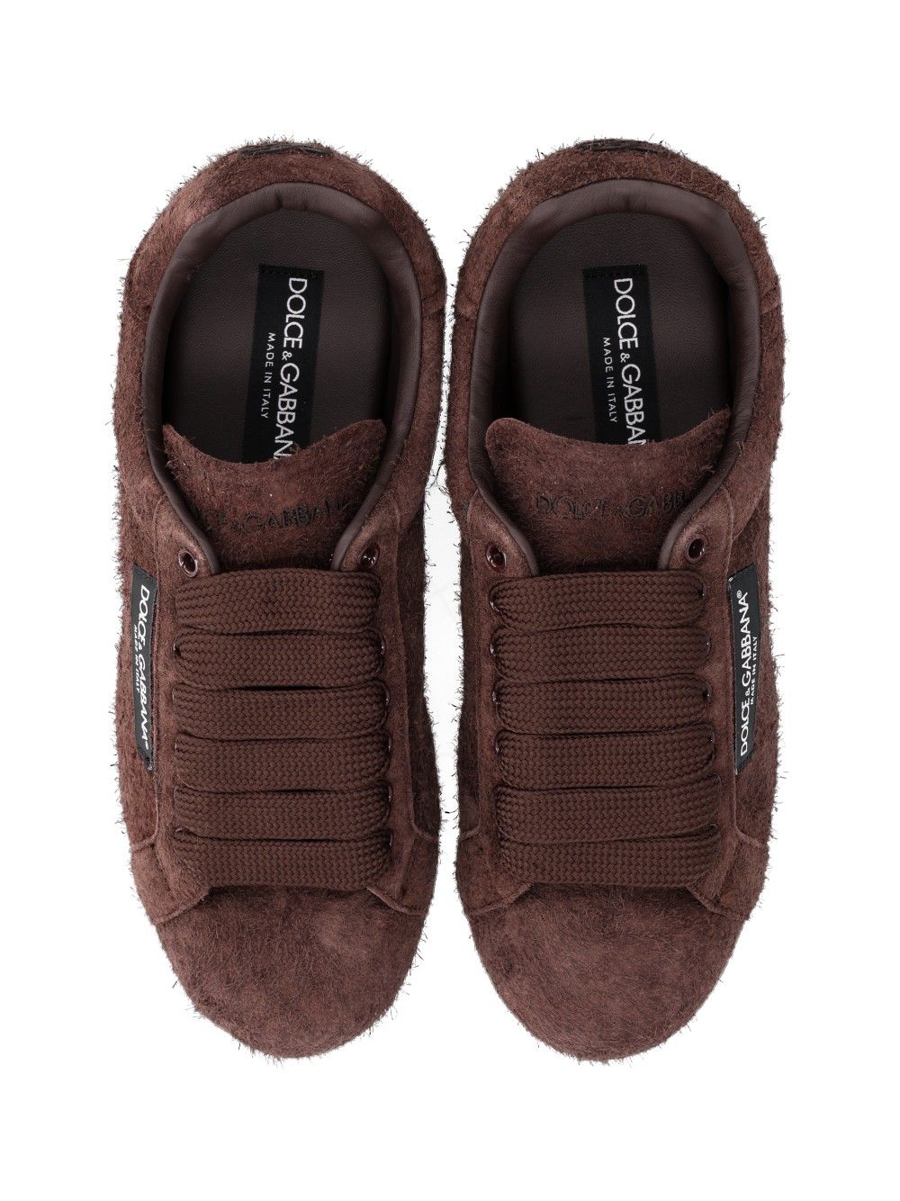 Dolce & Gabbana Portofino Sneakers - Brown | 656da595062ec66c35661cece8ad33748deeefd4