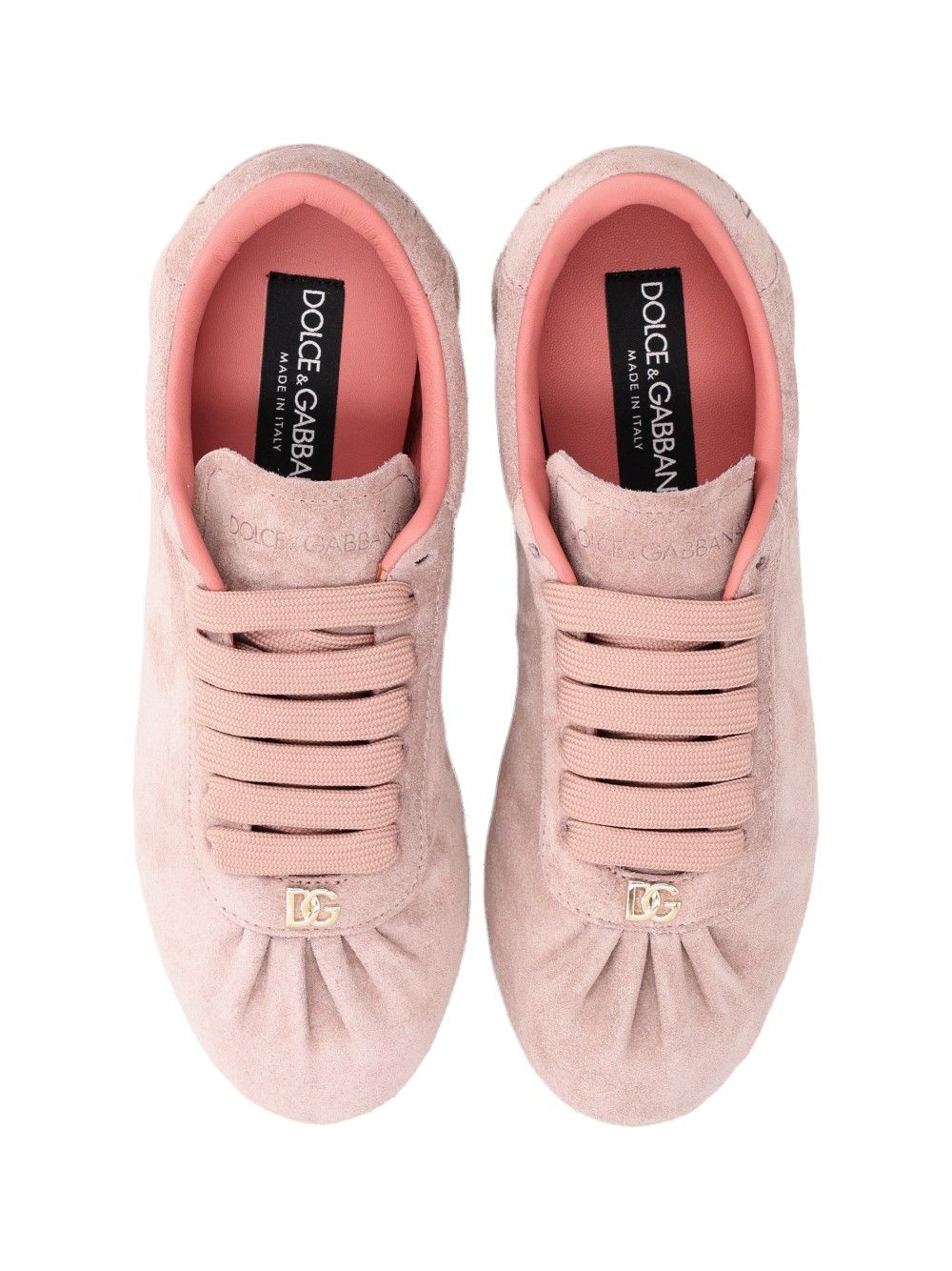 Dolce & Gabbana Ballet Sneaker In Suede Sneakers - Rose | 9e0ab2bcad8c5cc6d5fa5252f6bef1c691906f20