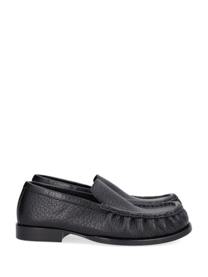 Dries Van Noten Slip-On Leather Loafers Scarpe basse - Black | df796949caeaedc519a84ecbbf08e66561cdaba1