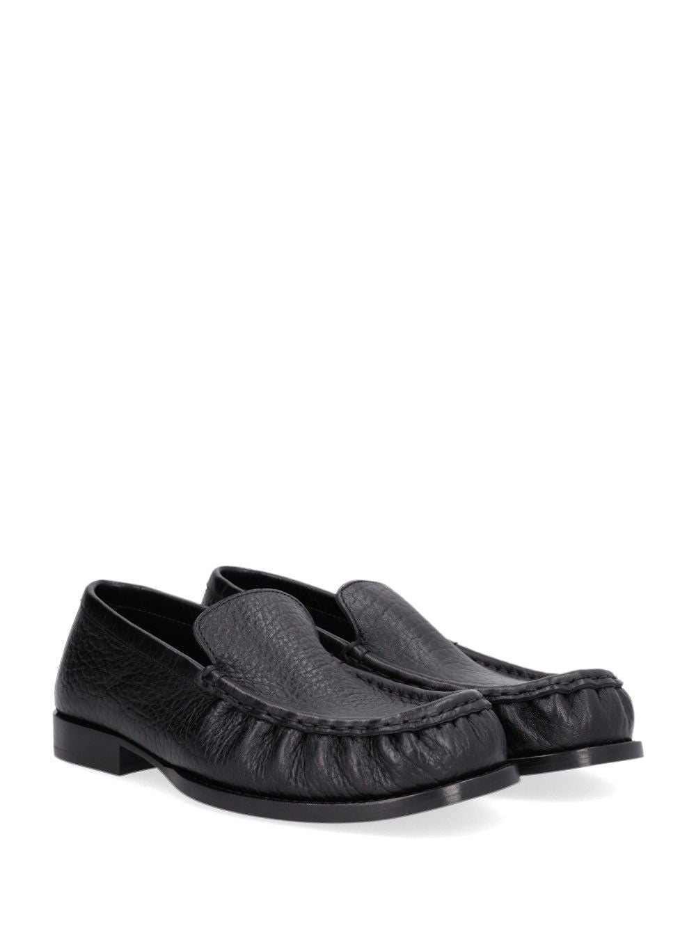 Dries Van Noten Slip-On Leather Loafers Scarpe basse - Black | 1c5dffe4e38f44bf076d17565666e157ecfbfc05